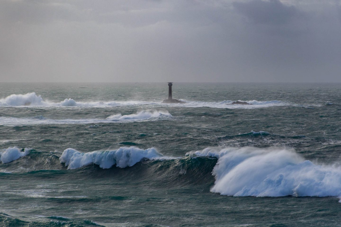 Longships Lighthouse Storm Epsilon